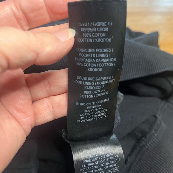 GUC Balmain Black Graphic Hoodie. Size S - Picture 10 of 16